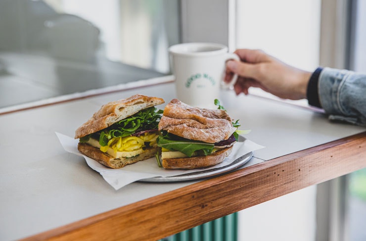 A sandwich from Good Ways Deli